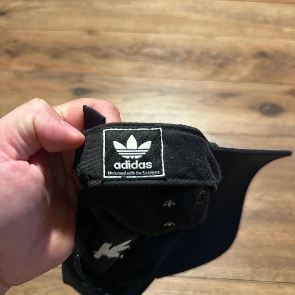 Adidas Black Originals Trefoil Relaxed Strapback Hat Mens OSFM